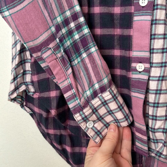 Rails Lakin Shirt Rose Agave Flannel Button Down XS - unworn - Picture 5 of 8